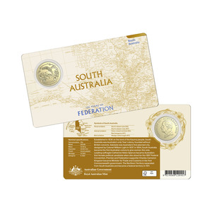2026 25c AlZnBr Uncirculated Coin &ndash; 125 Years of Federation &ndash; SA  product photo