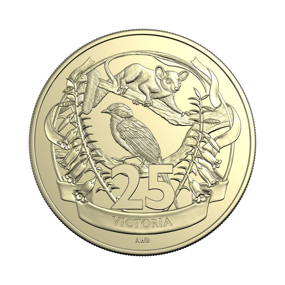2026 25c AlZnBr Uncirculated Coin &ndash; 125 Years of Federation &ndash; VIC  product photo Internal 2 DETAILS