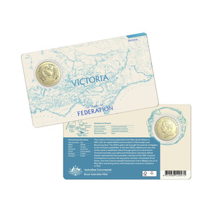 2026 25c AlZnBr Uncirculated Coin &ndash; 125 Years of Federation &ndash; VIC  product photo