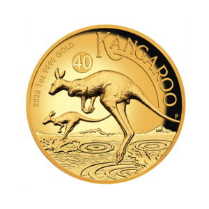 Australian Kangaroo 2026 1oz Gold Proof High Relief Coin product photo