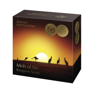 2026 $10 1/10oz Gold Proof Coin - Kangaroo Series product photo