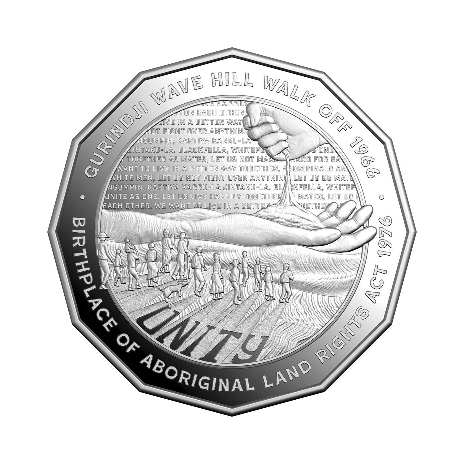 Unity Pack 2026 50c Silver Proof Coin – Unity: Wave Hill Walk Off 60th and ...