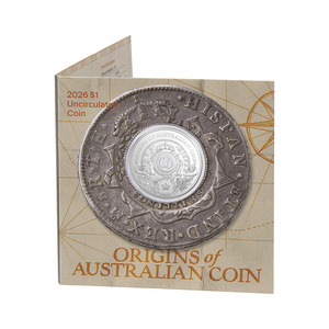 2026 $1 Uncirculated Coin &ndash; Holey Dollar product photo