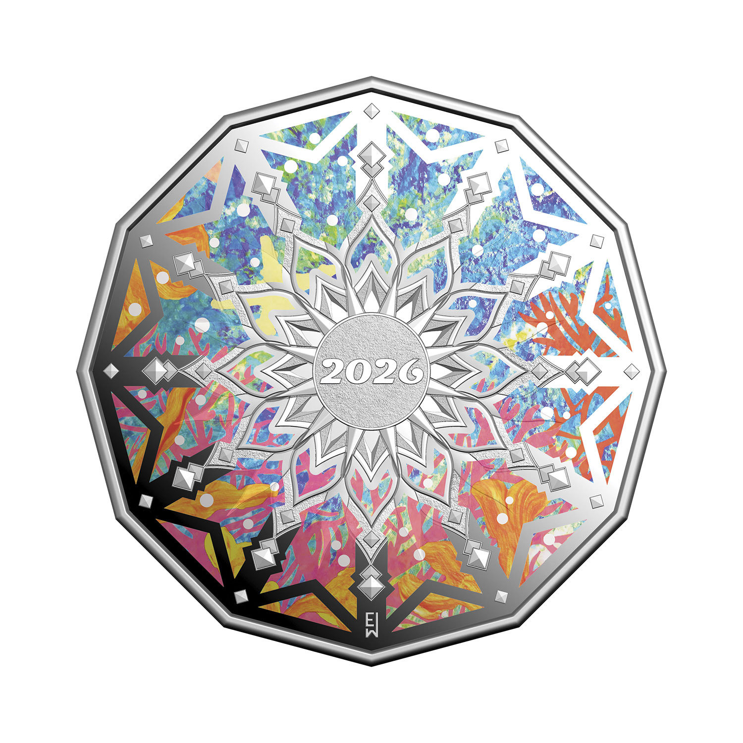 2026 50c Coloured Silver Proof Coin – Christmas Decoration - Royal ...