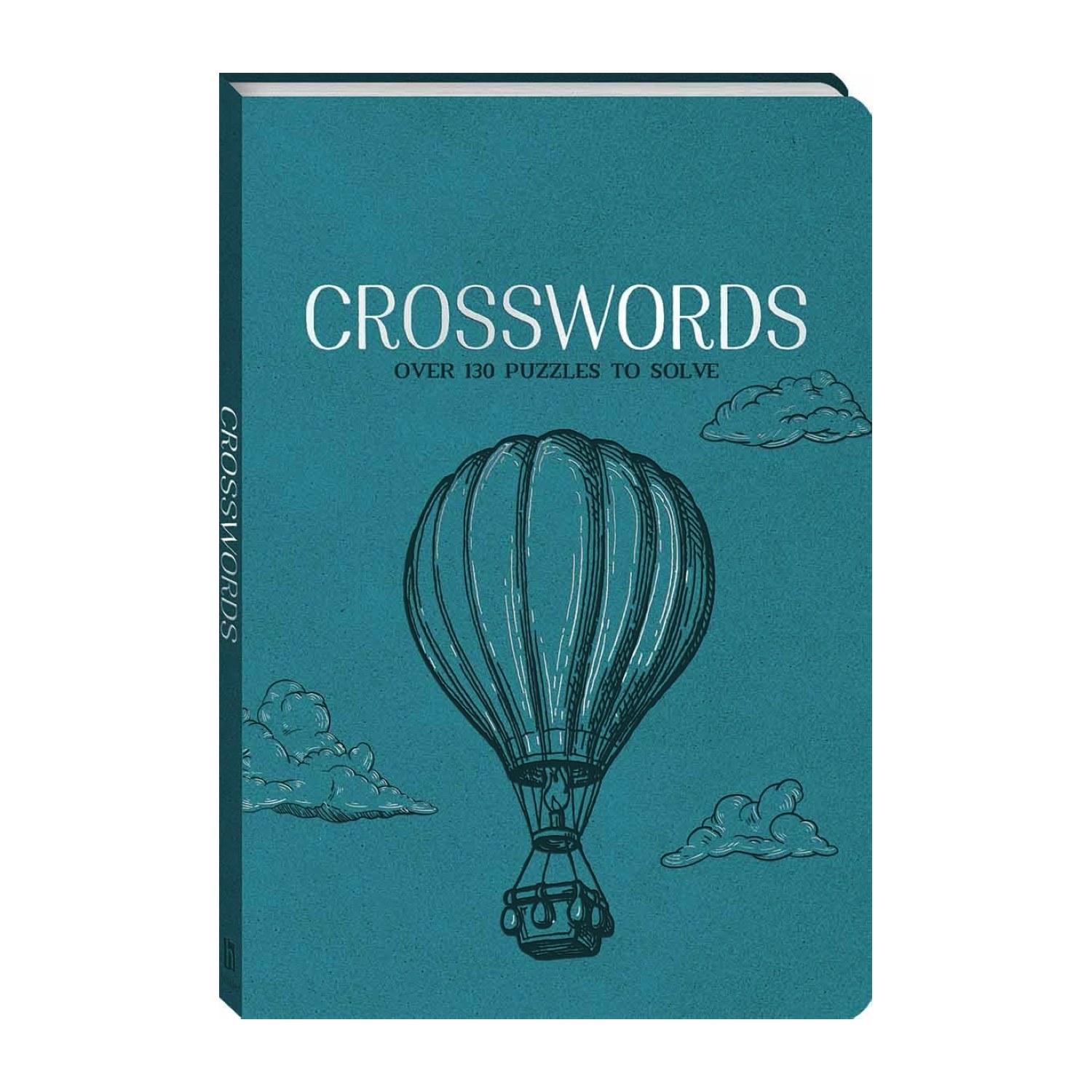 Dark Green Faux Leather Puzzle Crossword Books