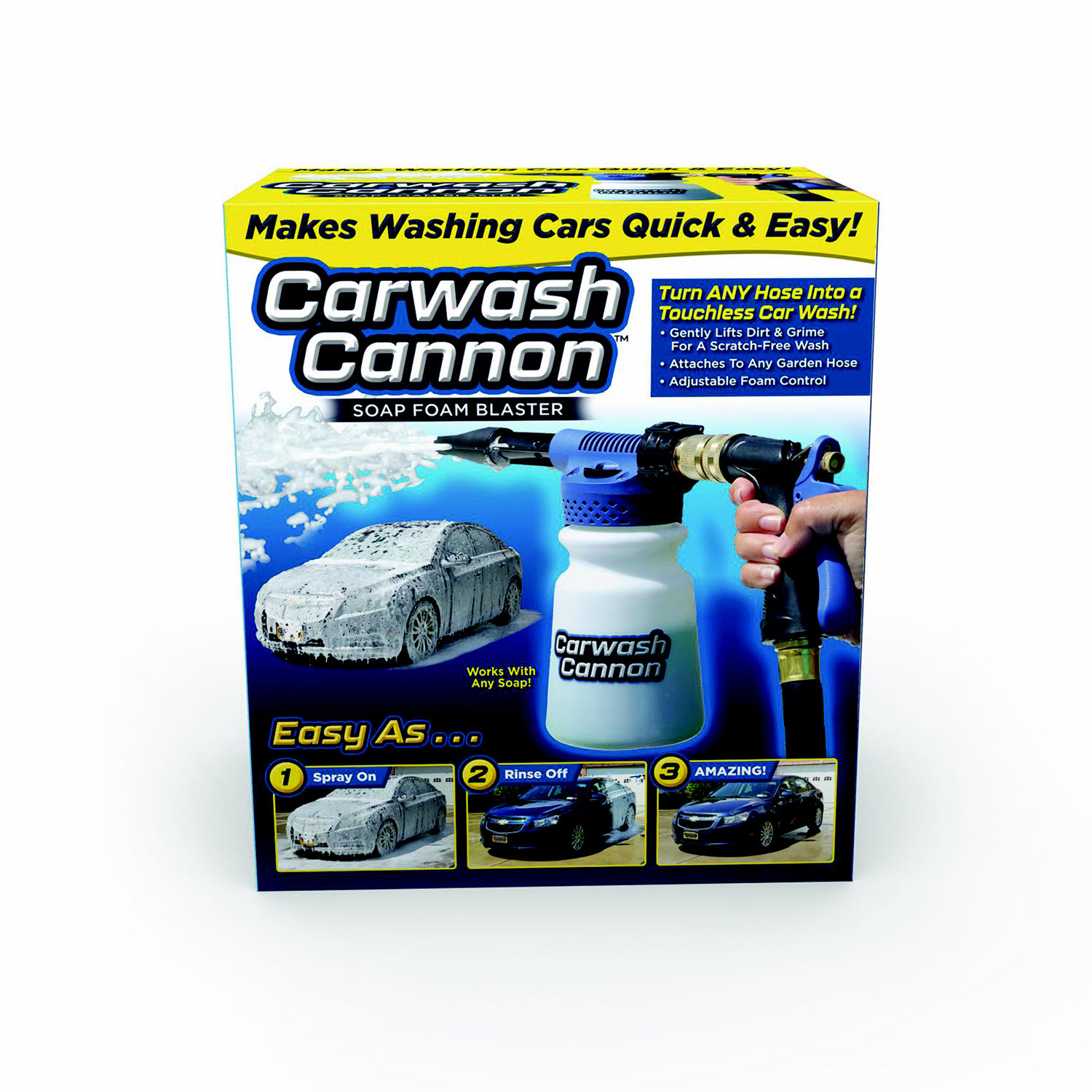 Carwash Cannon The Foam Blasting Car Wash System