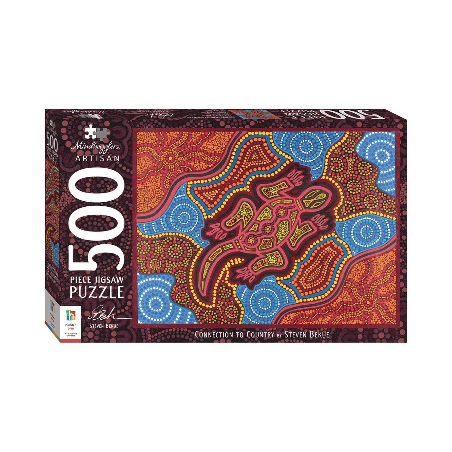 Mindbogglers Indigenous 500Piece Jigsaw Puzzle Connection to Country