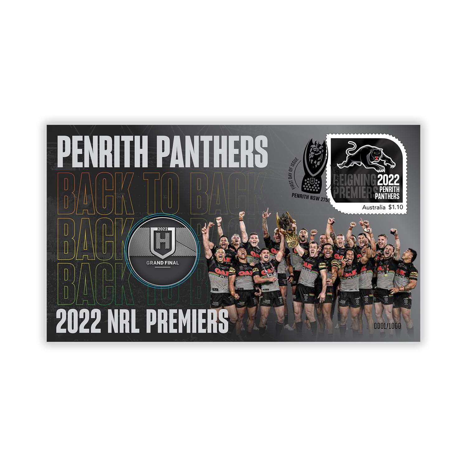 2022 NRL Grand Final (Coin Toss) Medallion Cover Penrith Panthers NRL