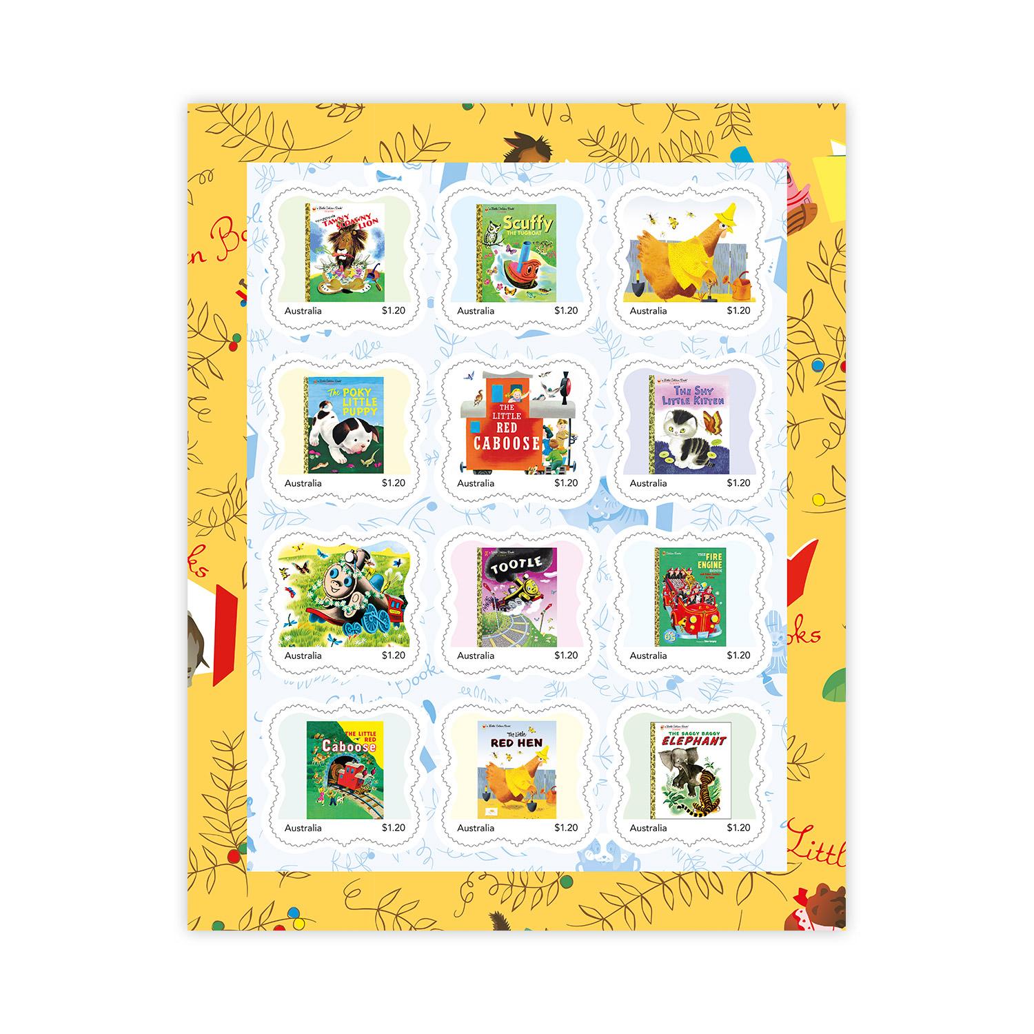 Little Golden Books Stamp Pack Music, movies and TV