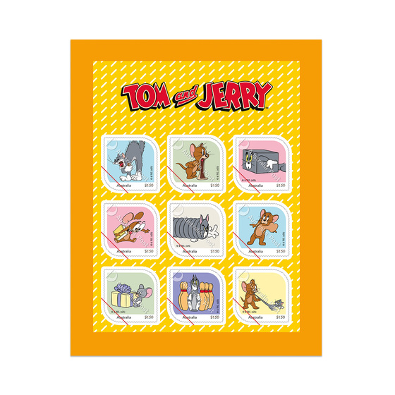 Tom & Jerry 85th Anniversary Stamp Pack product photo Internal 1 DETAILS