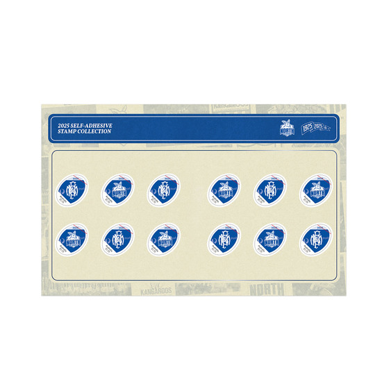 100 Years North Melbourne Football Club Stamp Pack product photo Internal 2 DETAILS