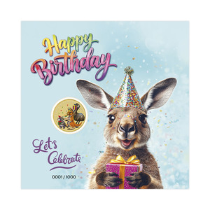 Happy Birthday 2026 Stamp & Coin in Card product photo