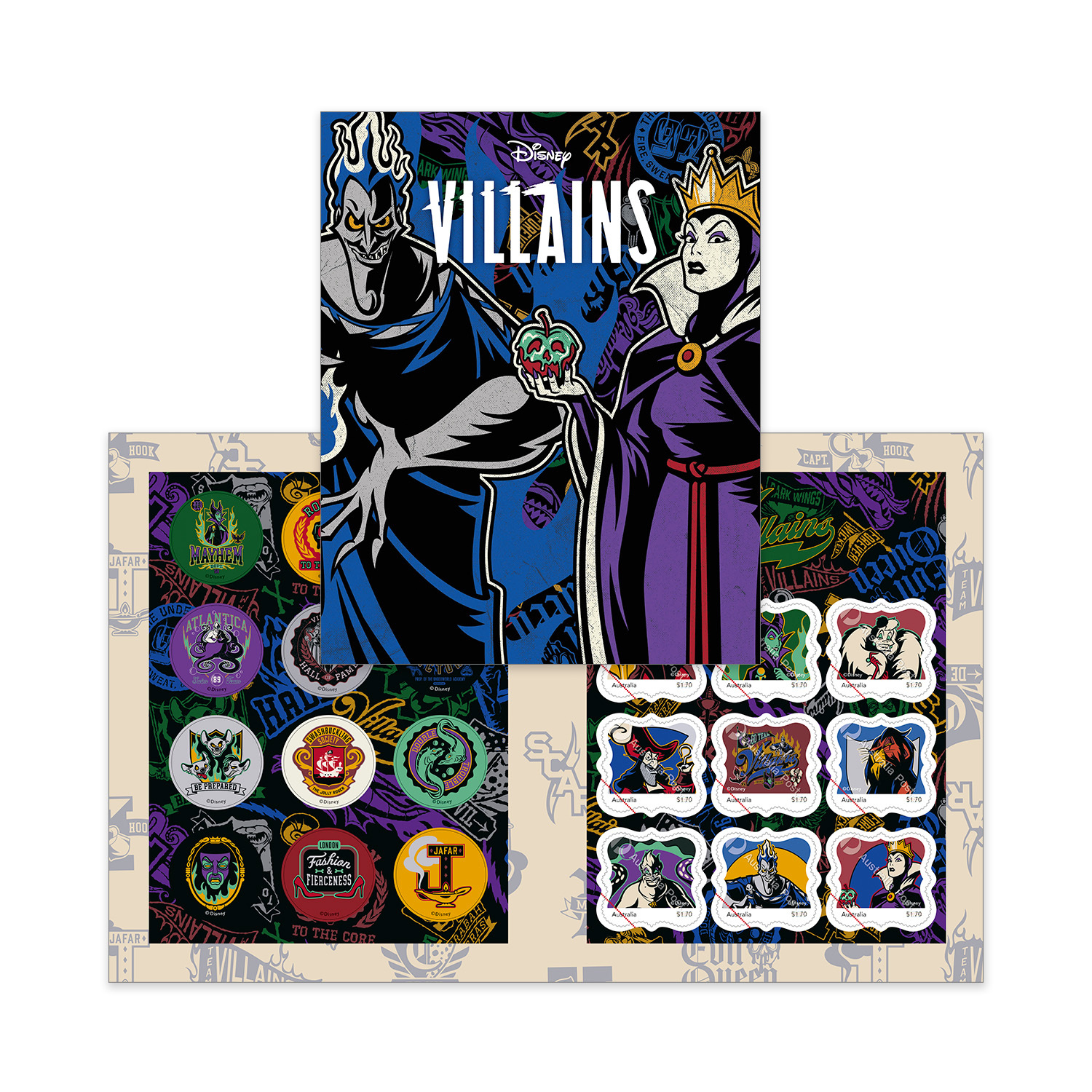 Disney Villians Stamp Pack - Gifts