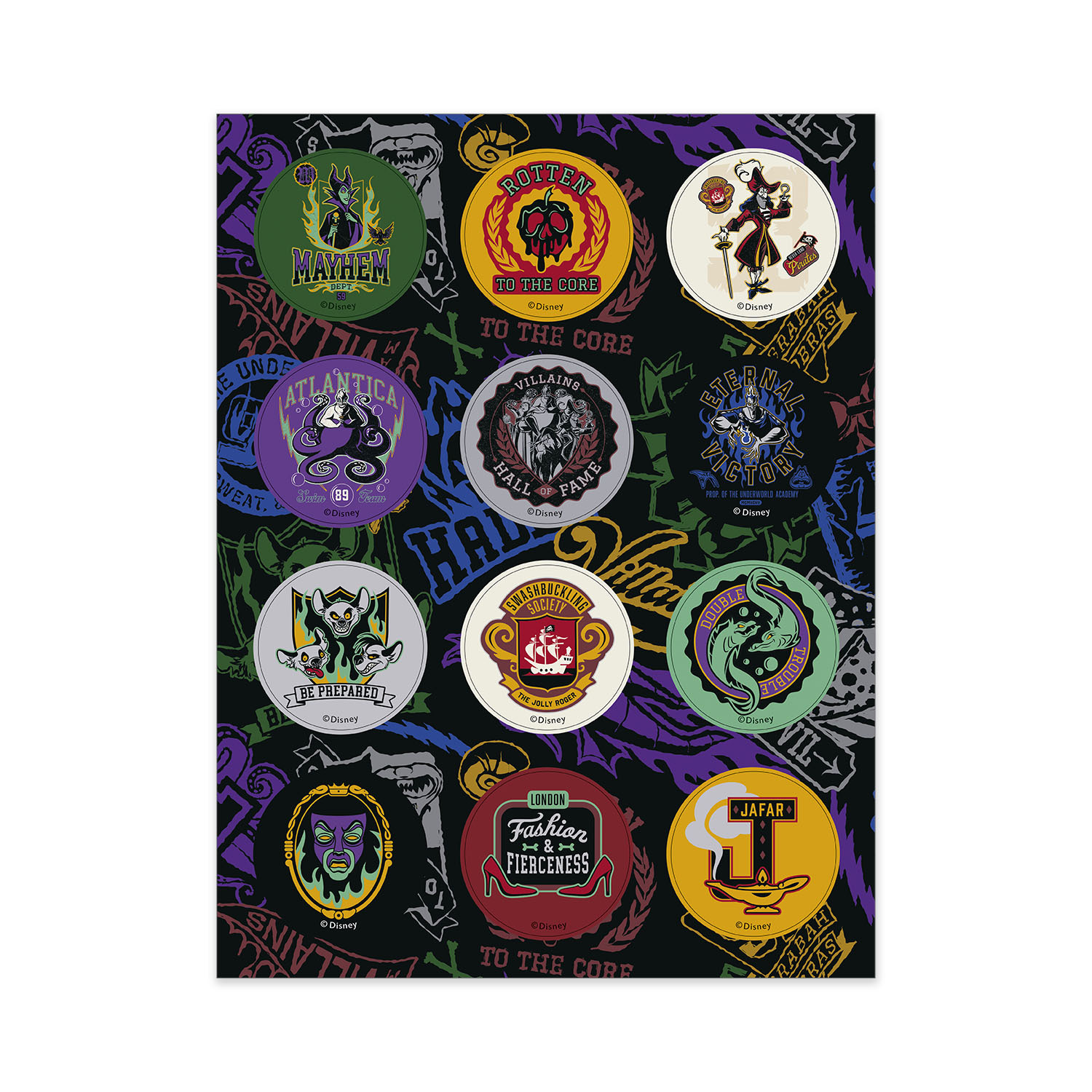Disney Villians Stamp Pack - Gifts
