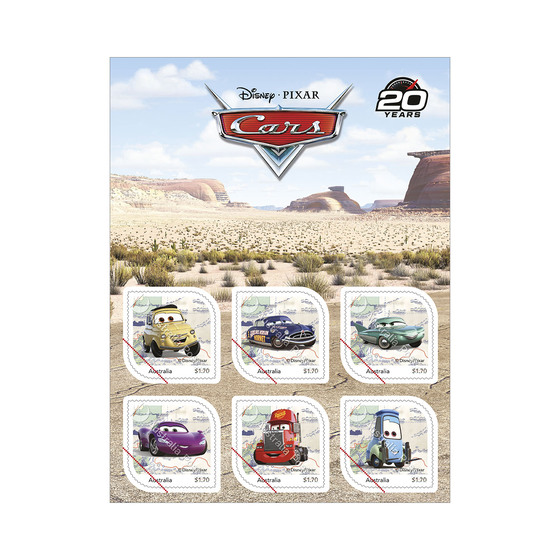 Cars 20th Anniversary Stamp Pack product photo Internal 5 DETAILS
