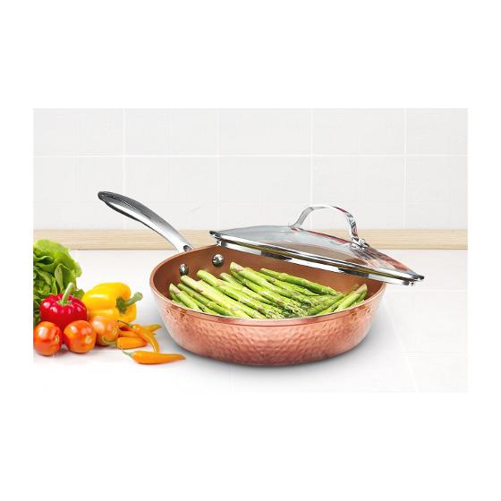 Gotham Steel Hammered Copper Pan As Seen on TV