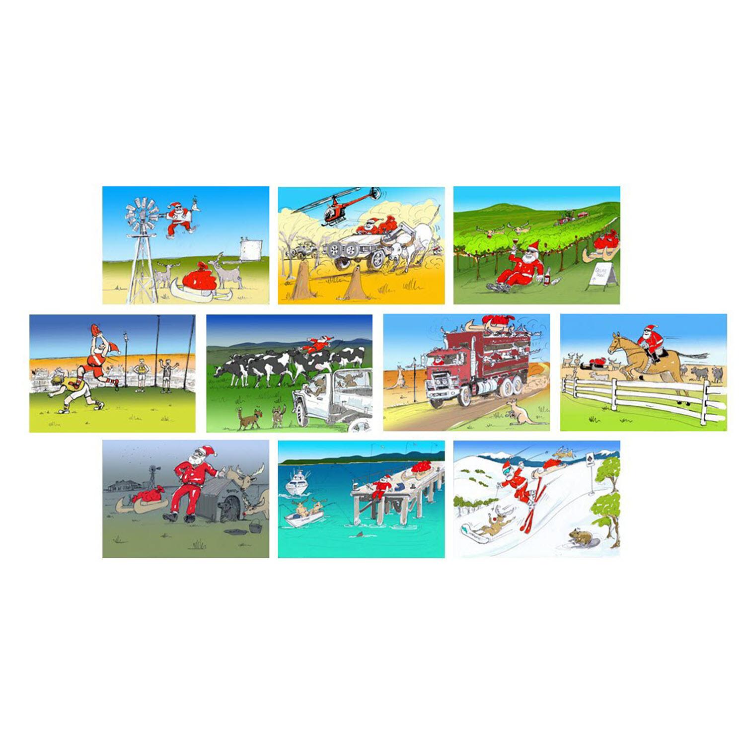 Outback Christmas Cards Homewares