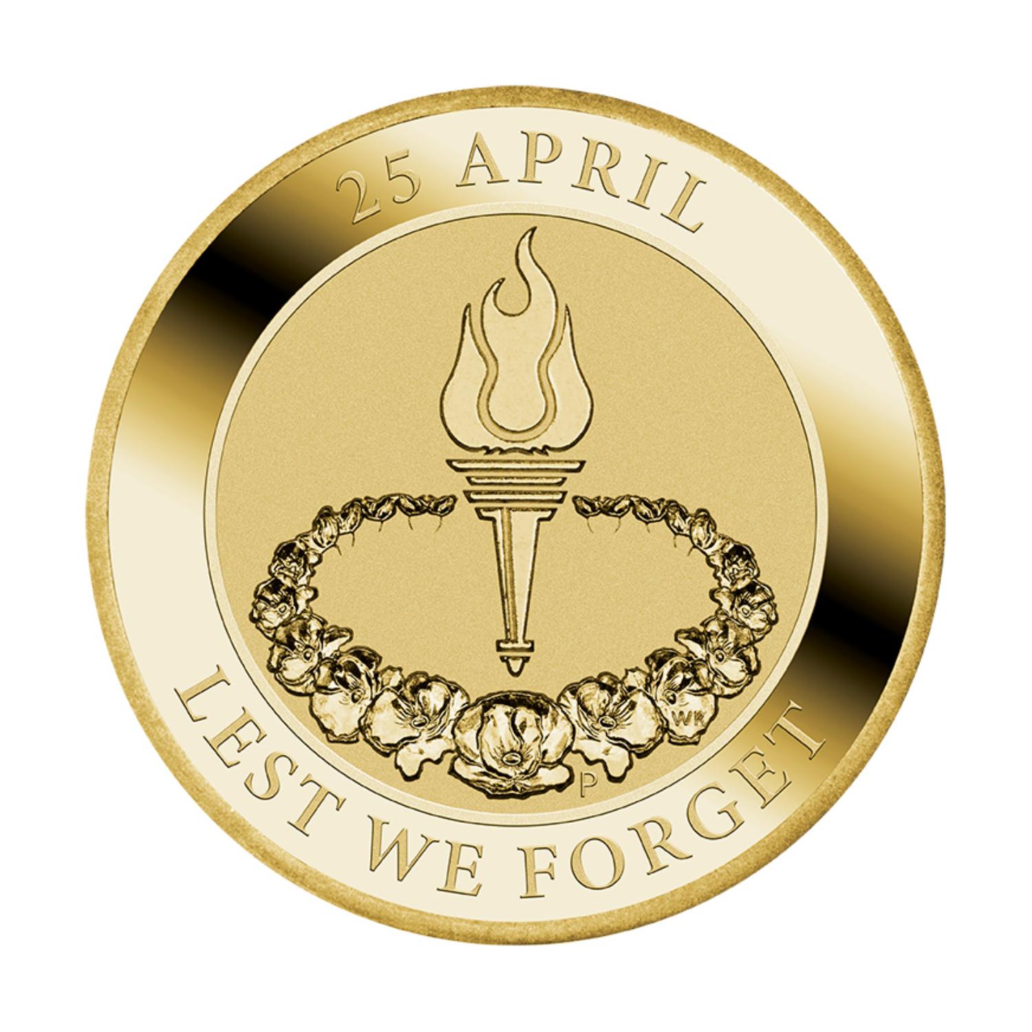 Anzac Day 2023 1 Coin in Card The Perth Mint