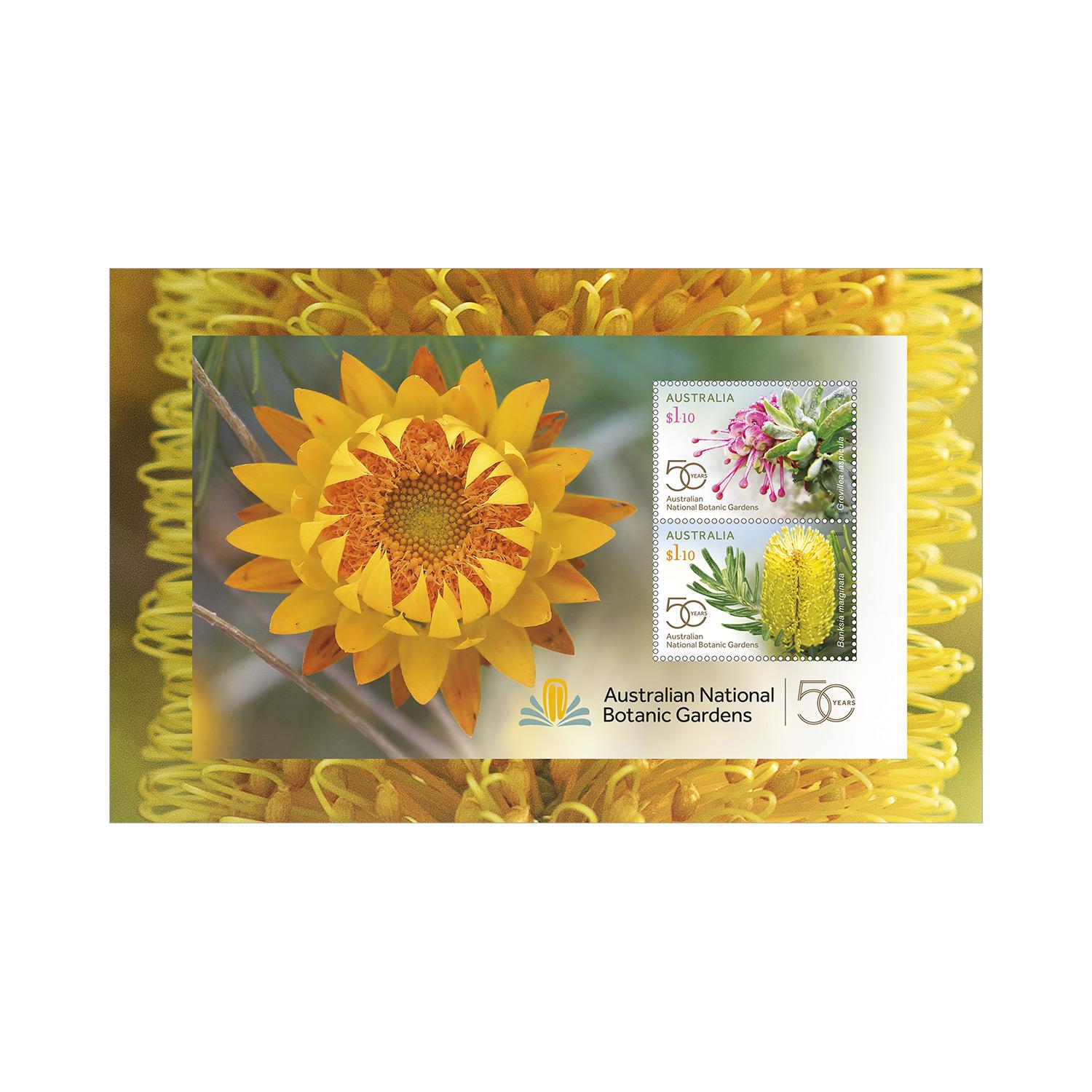 Botanic Gardens 50 Years Stamp Pack Australian National Botanic