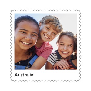 MyStamps Square &ndash; 20x $3.00 International Greeting Card Rate Stamps product photo