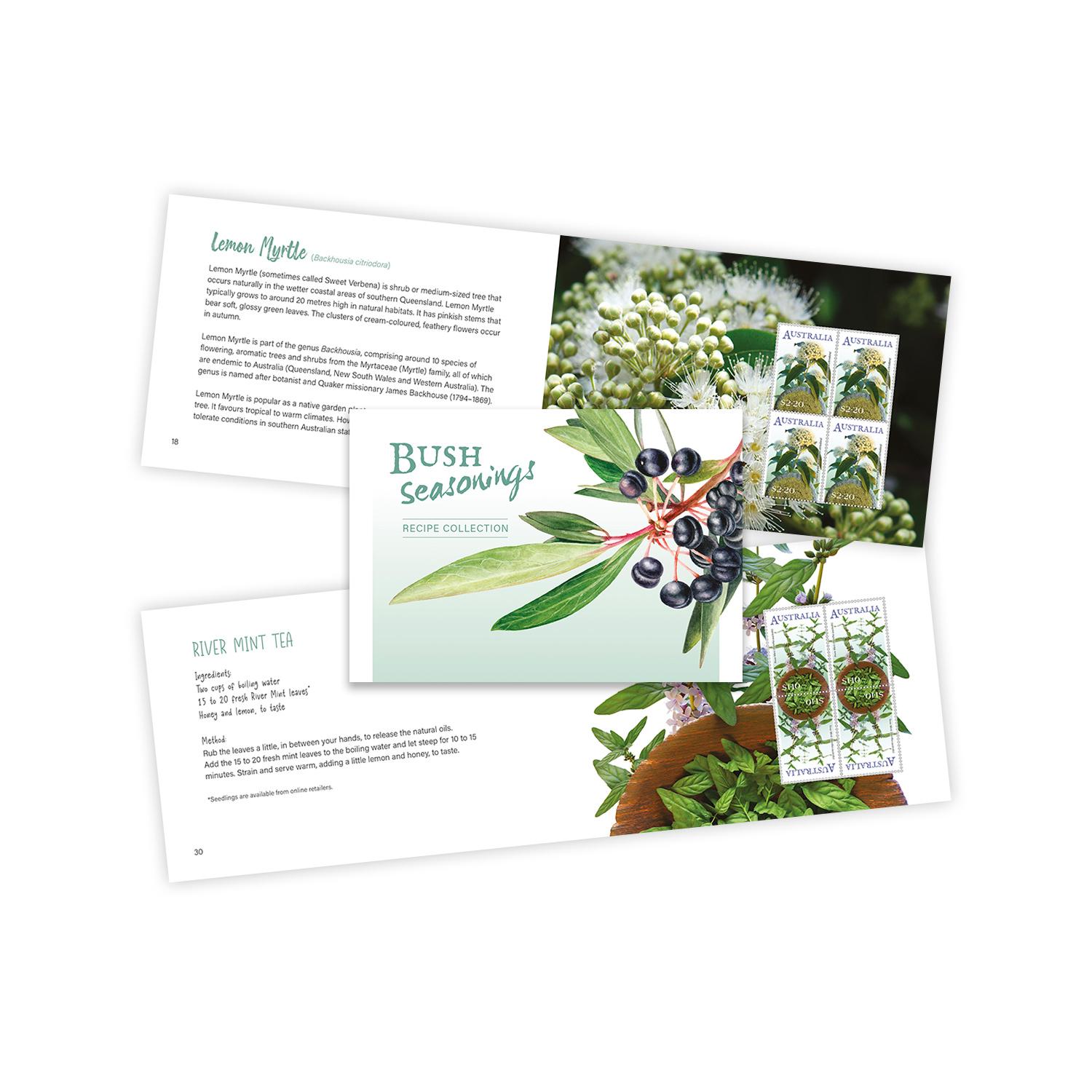 Bush Seasonings Stamp and Recipe Collection