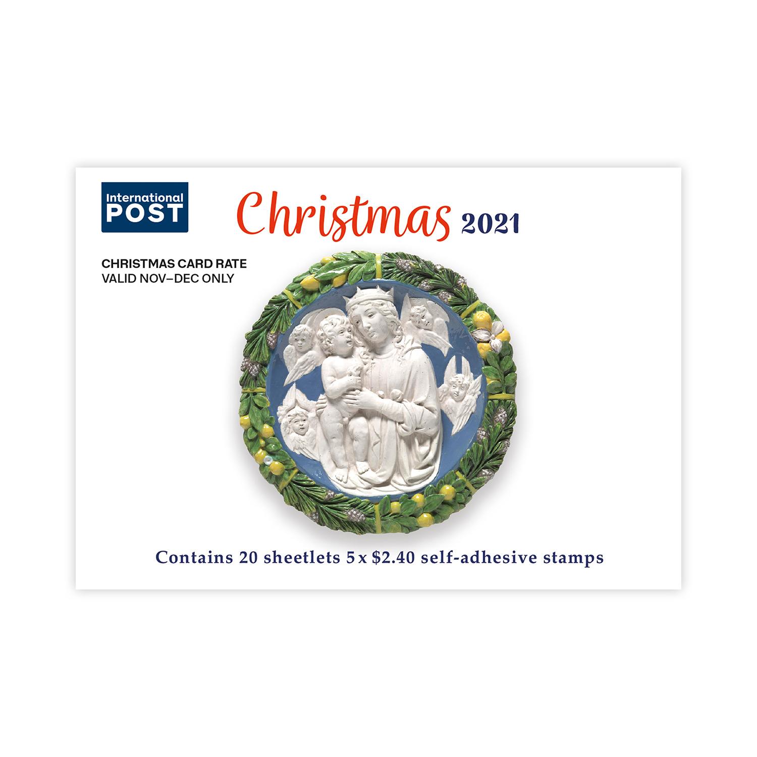 Chequebook of 100x 2.40 International Religious Christmas 2021 Stamps