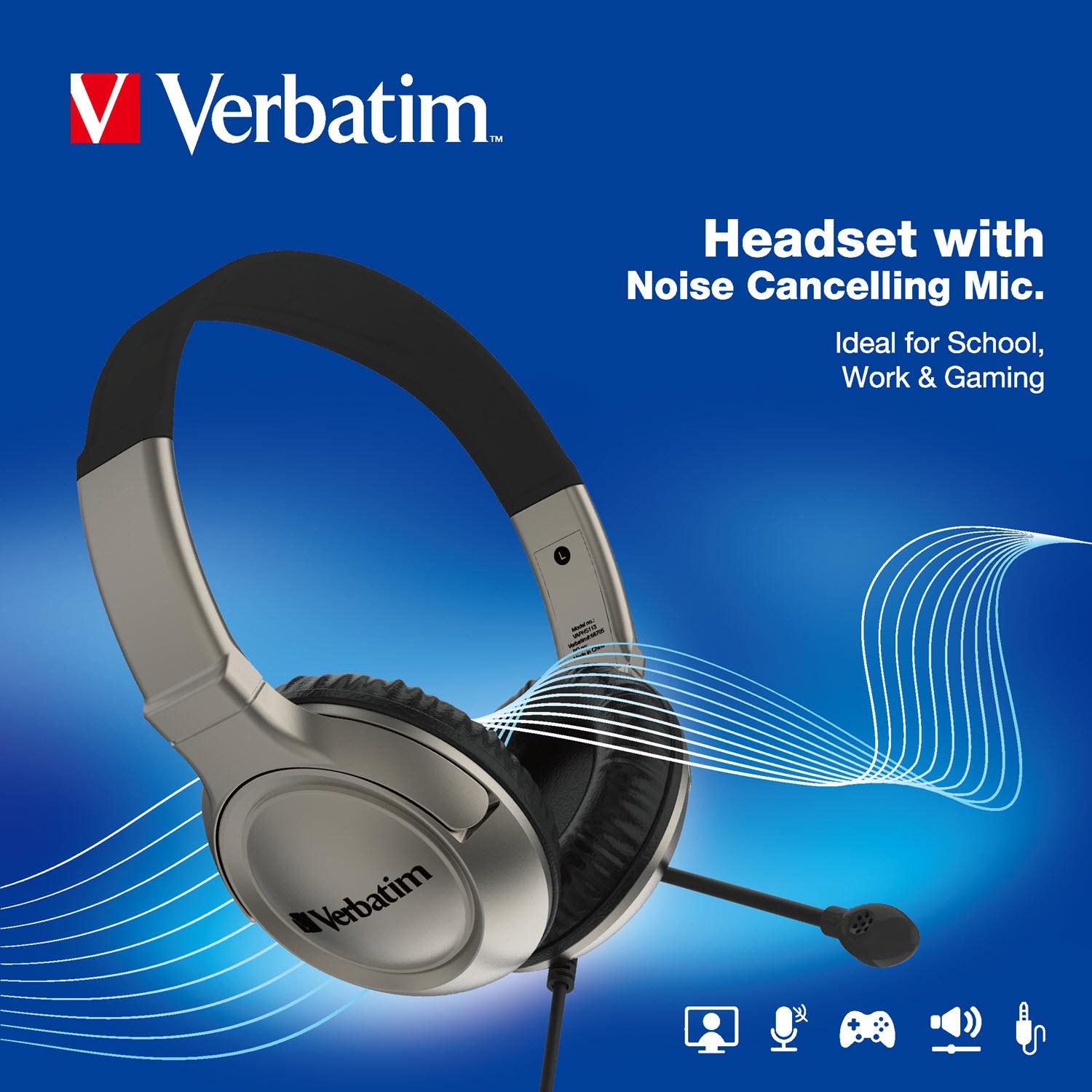 Verbatim NoiseCancelling Headset Accessories