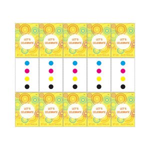 Gutter Strip of 10x $1.20 Let&rsquo;s Celebrate Stamps product photo