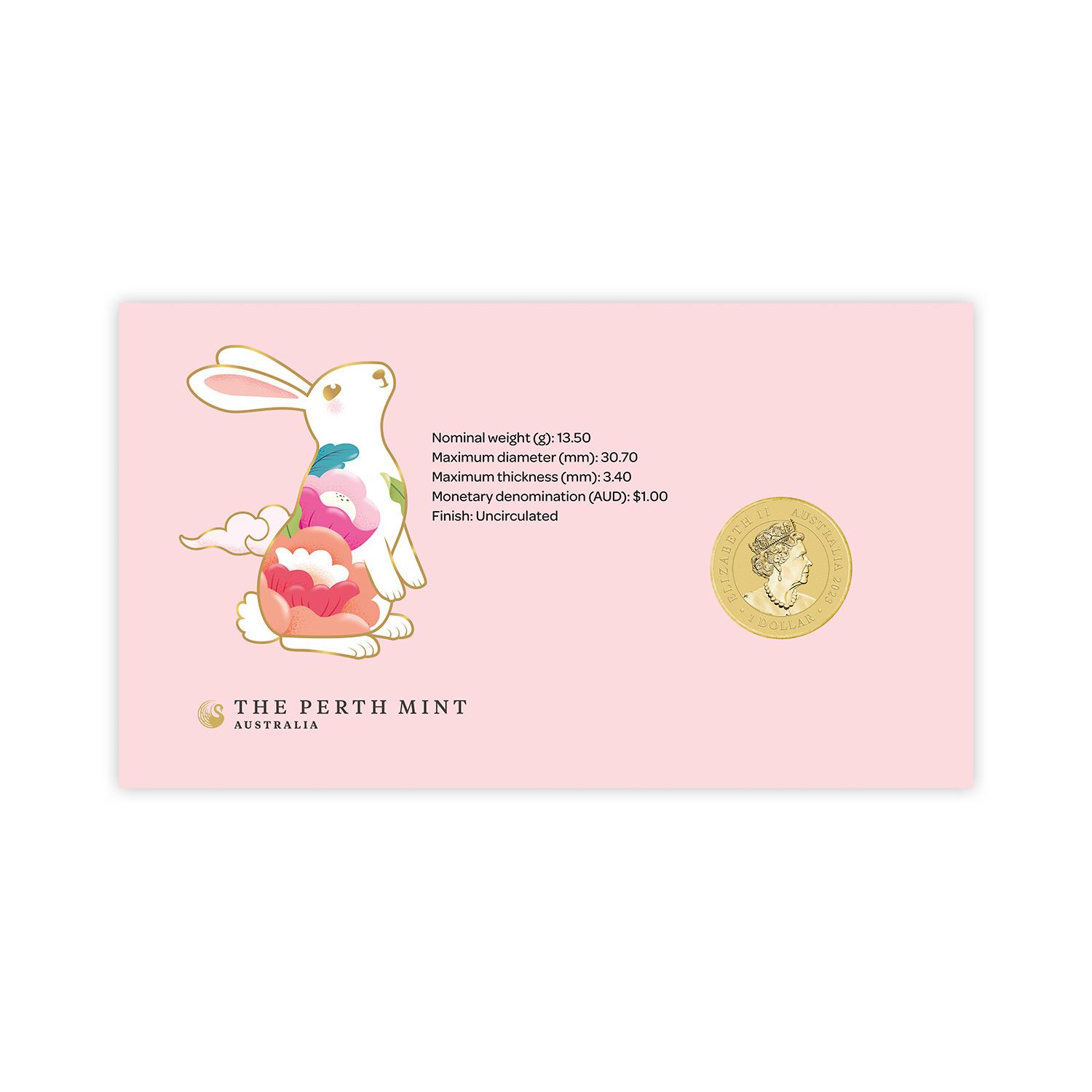 Year of the Rabbit 2023 Perth Mint Postal Numismatic Cover
