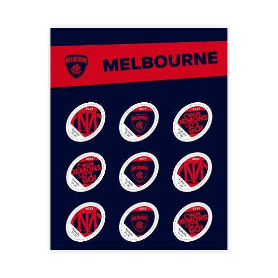 AFL 2023 Melbourne Stamp Pack AFL