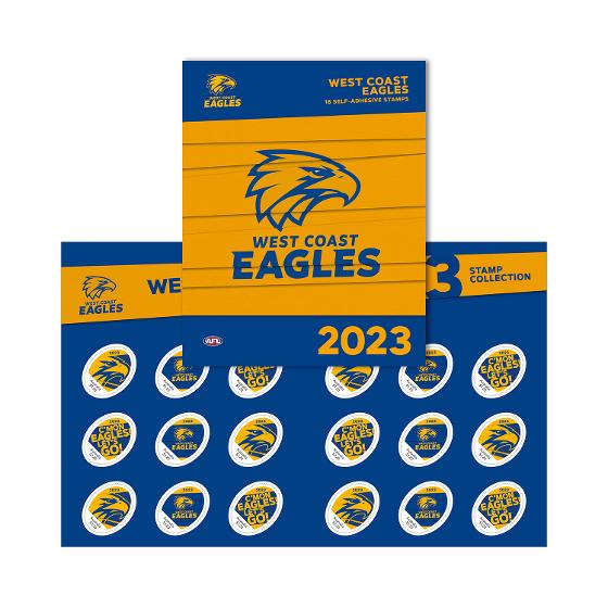 AFL 2023 West Coast Eagles Stamp Pack AFL