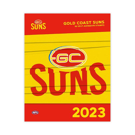 AFL 2023 Gold Coast SUNS Stamp Pack AFL