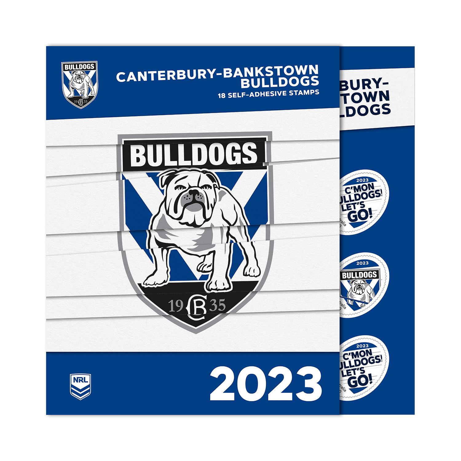 NRL 2023 CanterburyBankstown Bulldogs Stamp Pack NRL