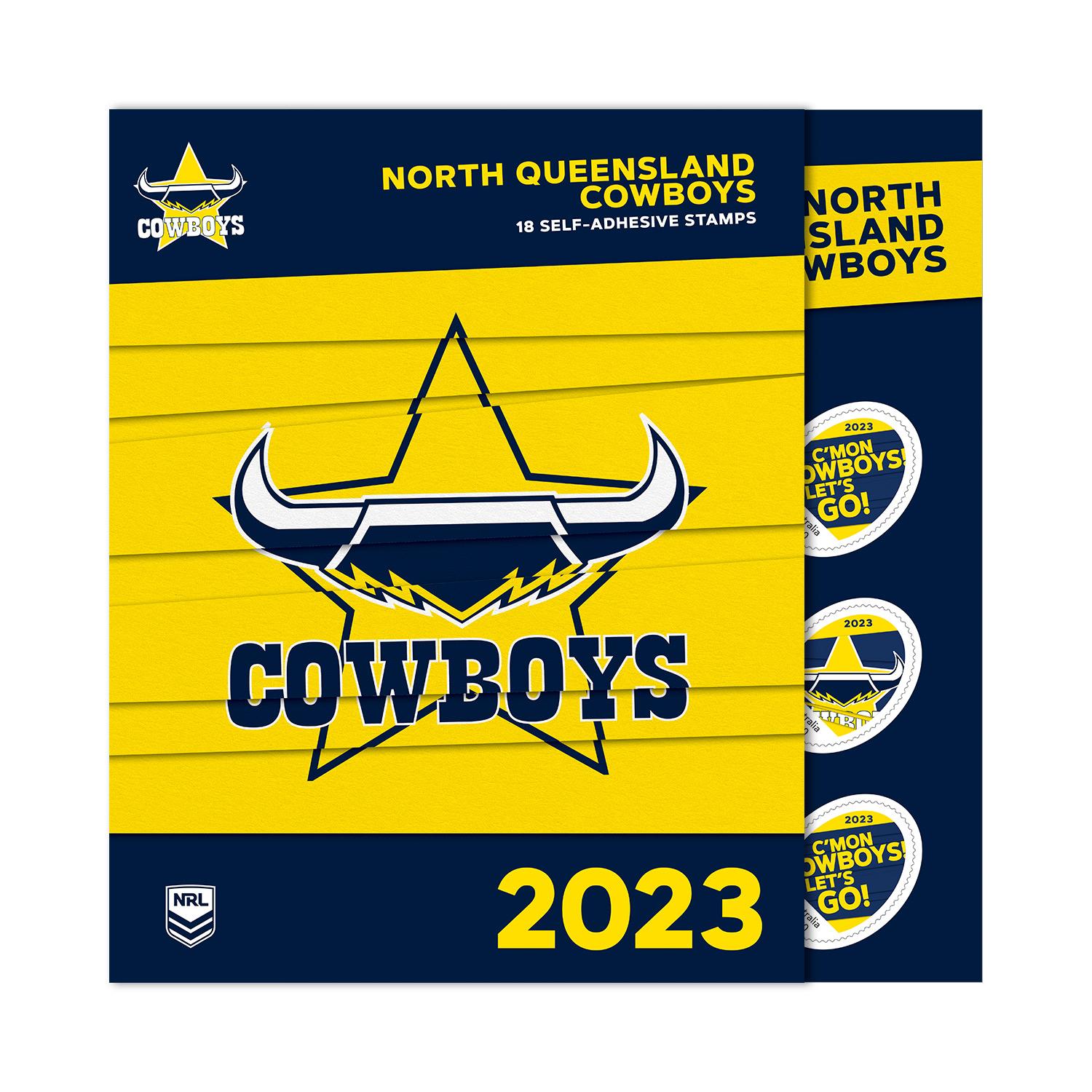 NRL 2023 North Queensland Cowboys Stamp Pack NRL