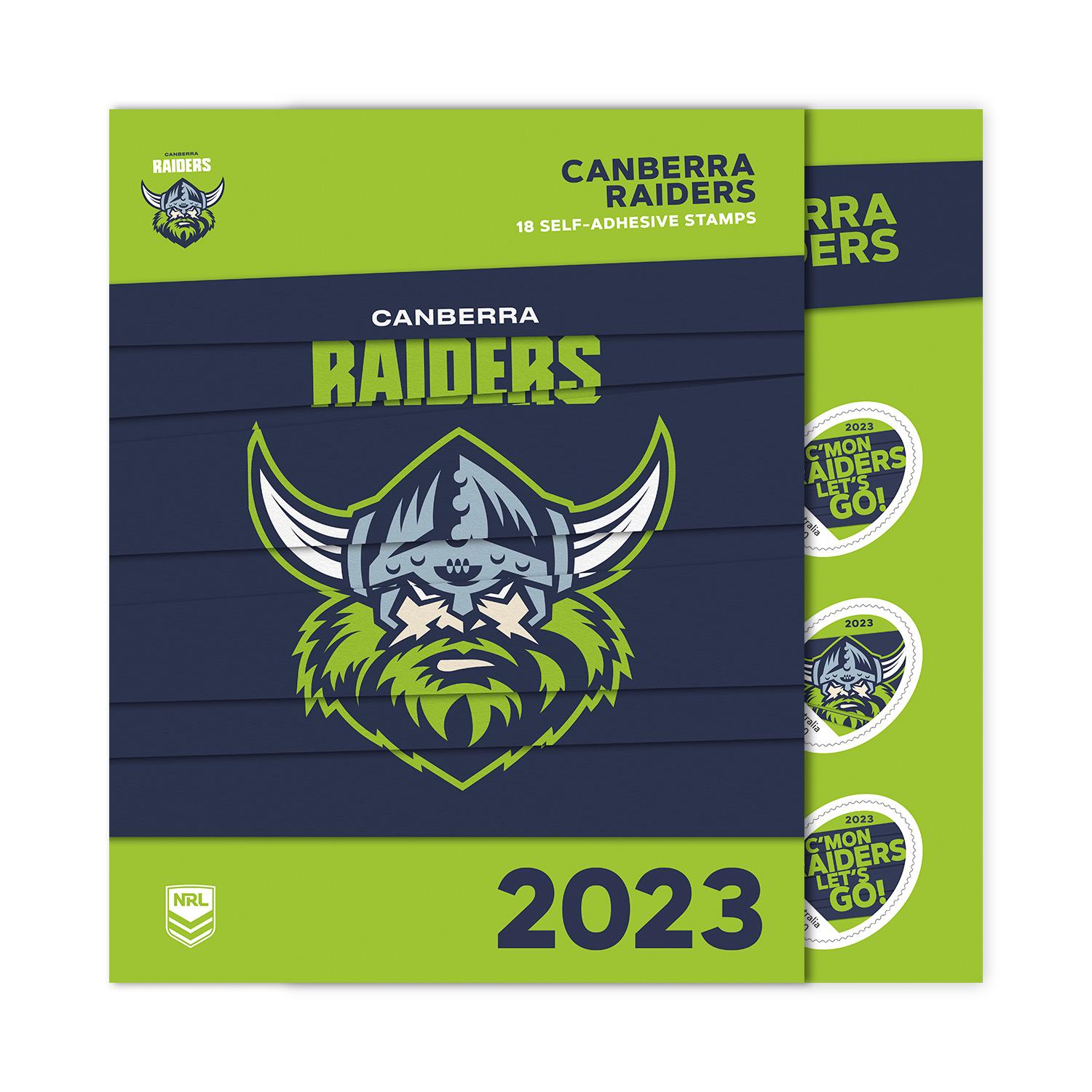 NRL 2023 Canberra Raiders Stamp Pack NRL