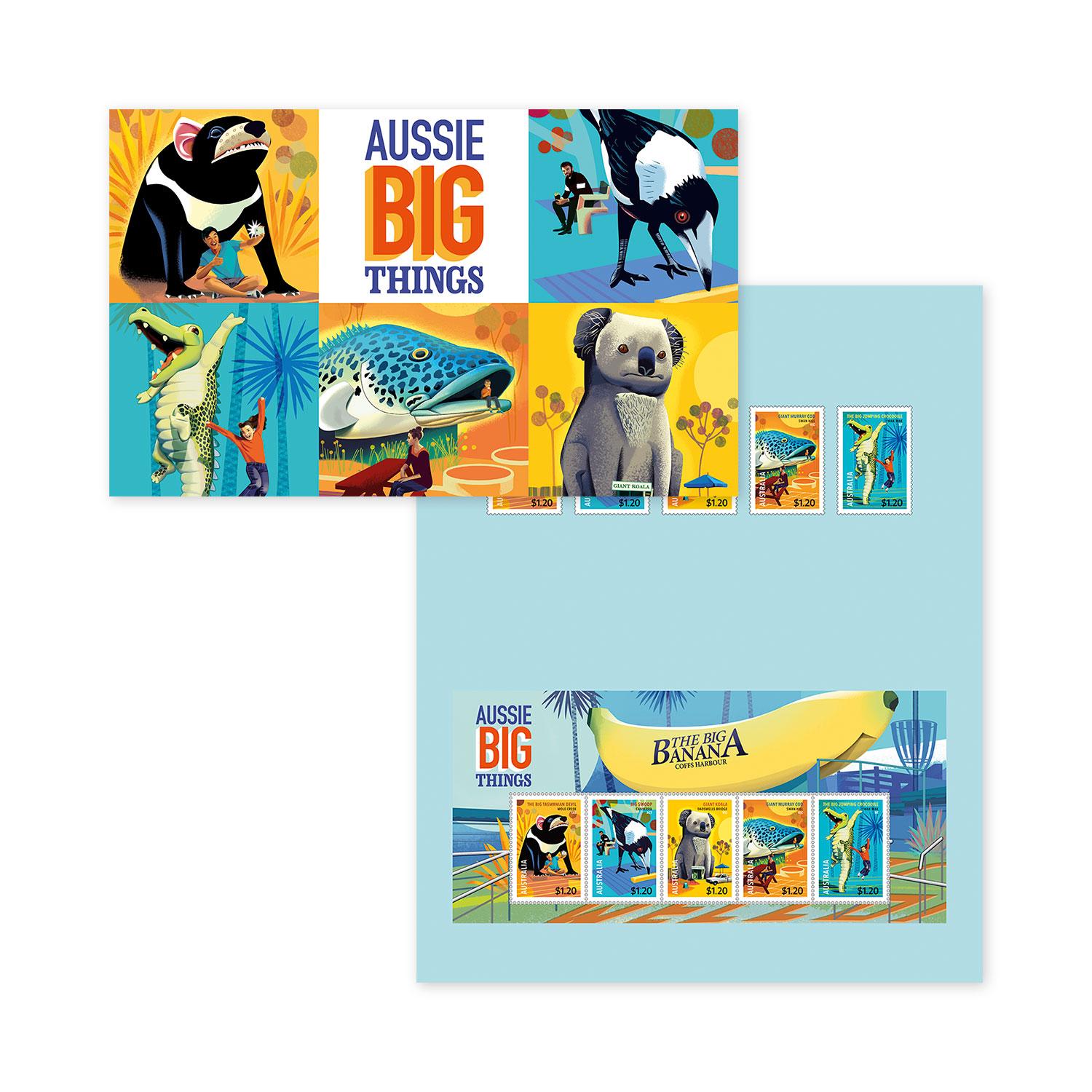 Aussie Big Things Stamp Pack Aussie Big Things