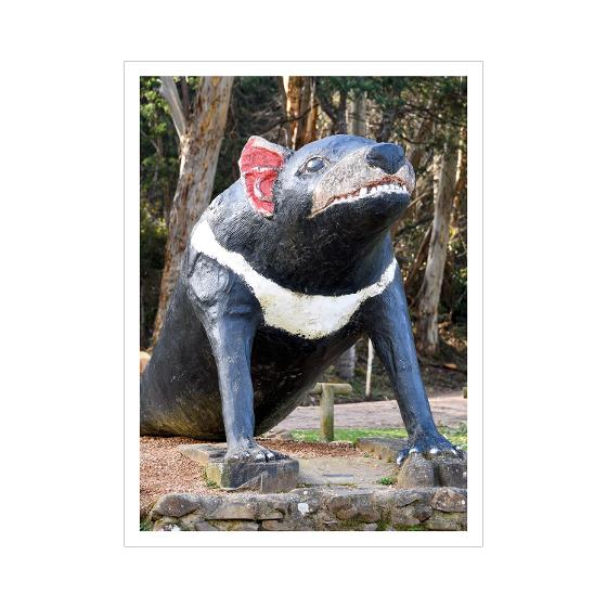 Prepaid Postcard - Big Tasmanian Devil - Aussie Big Things