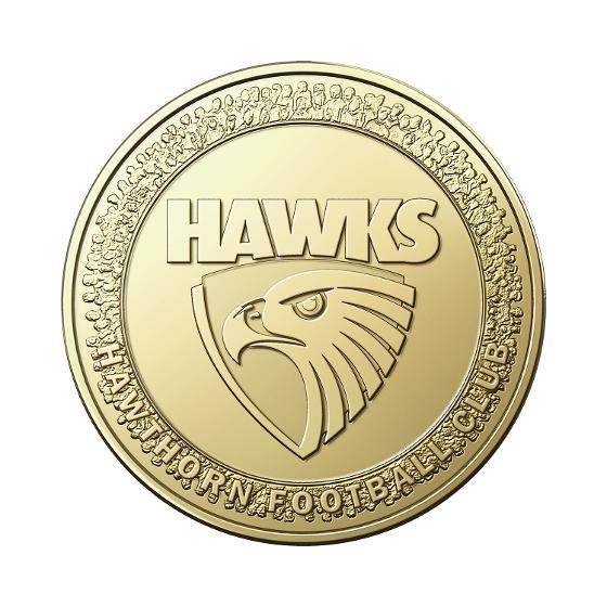 AFL 2023 $1 Hawthorn Coin