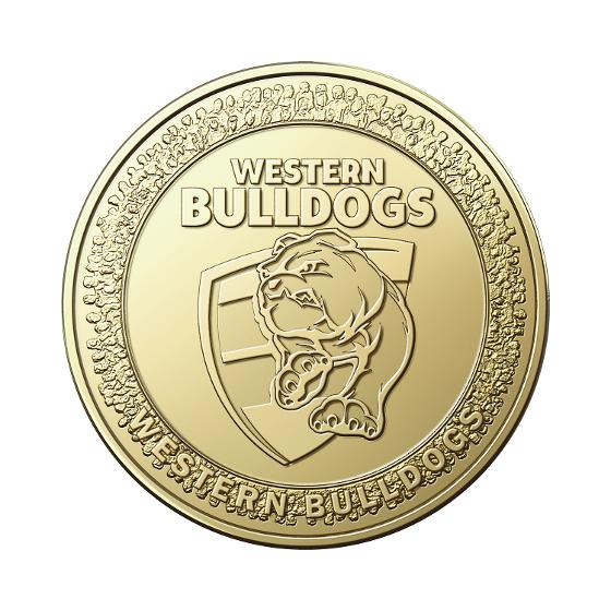 AFL 2023 $1 Western Bulldogs Coin