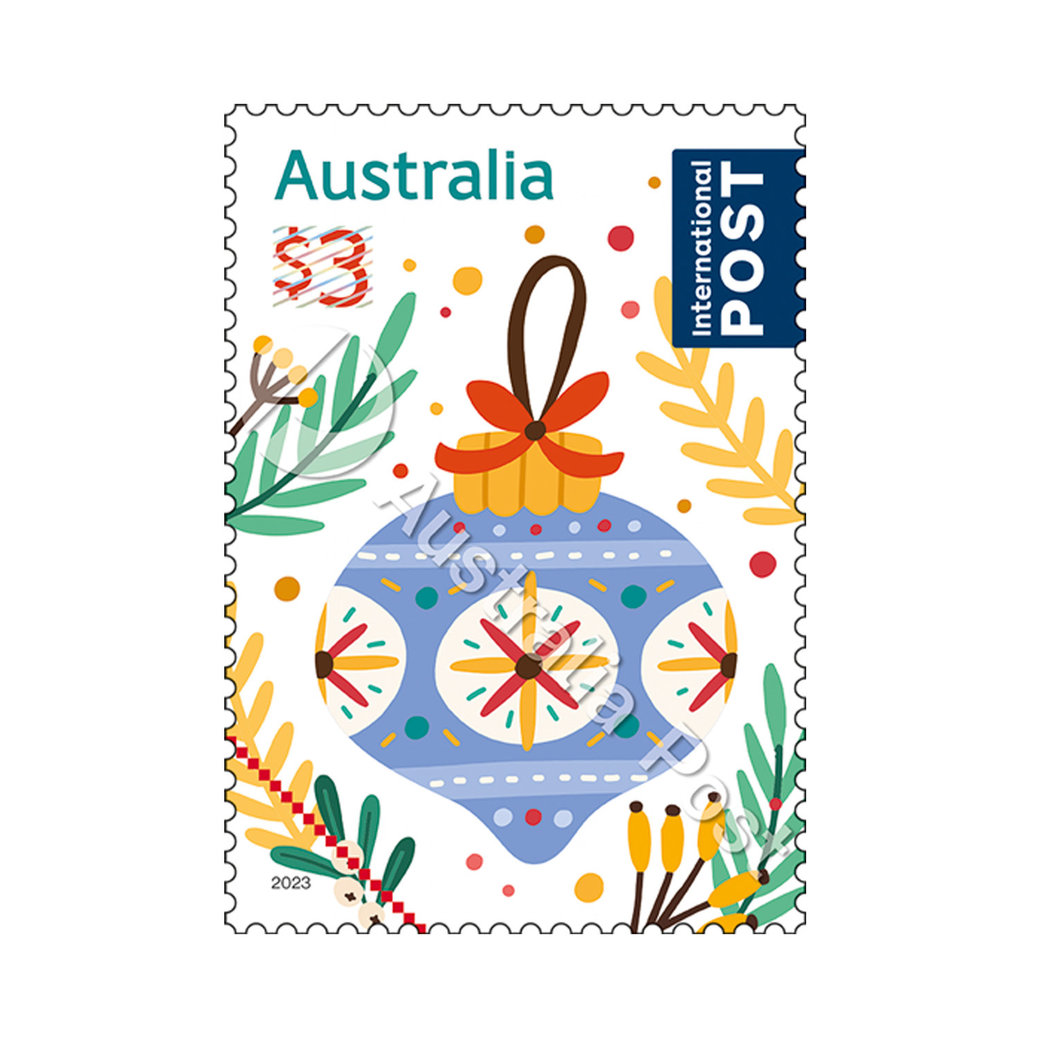 Christmas 2023 Set of Stamps Christmas 2023