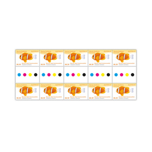 Marine Emblems Anemonefish Gutter Strip of 10 x $4.50 Stamps product photo