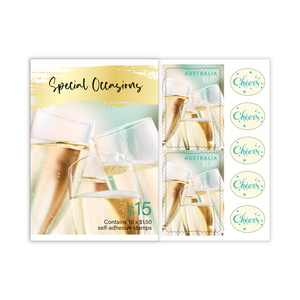 Special Occasions 2024 Self-Adhesive Booklet of 10 x $1.50 Stamps (Champagne Flutes) product photo