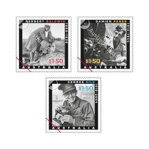 ANZAC Day 2024 Picturing War Set of Stamps (3 x $1.50) product photo
