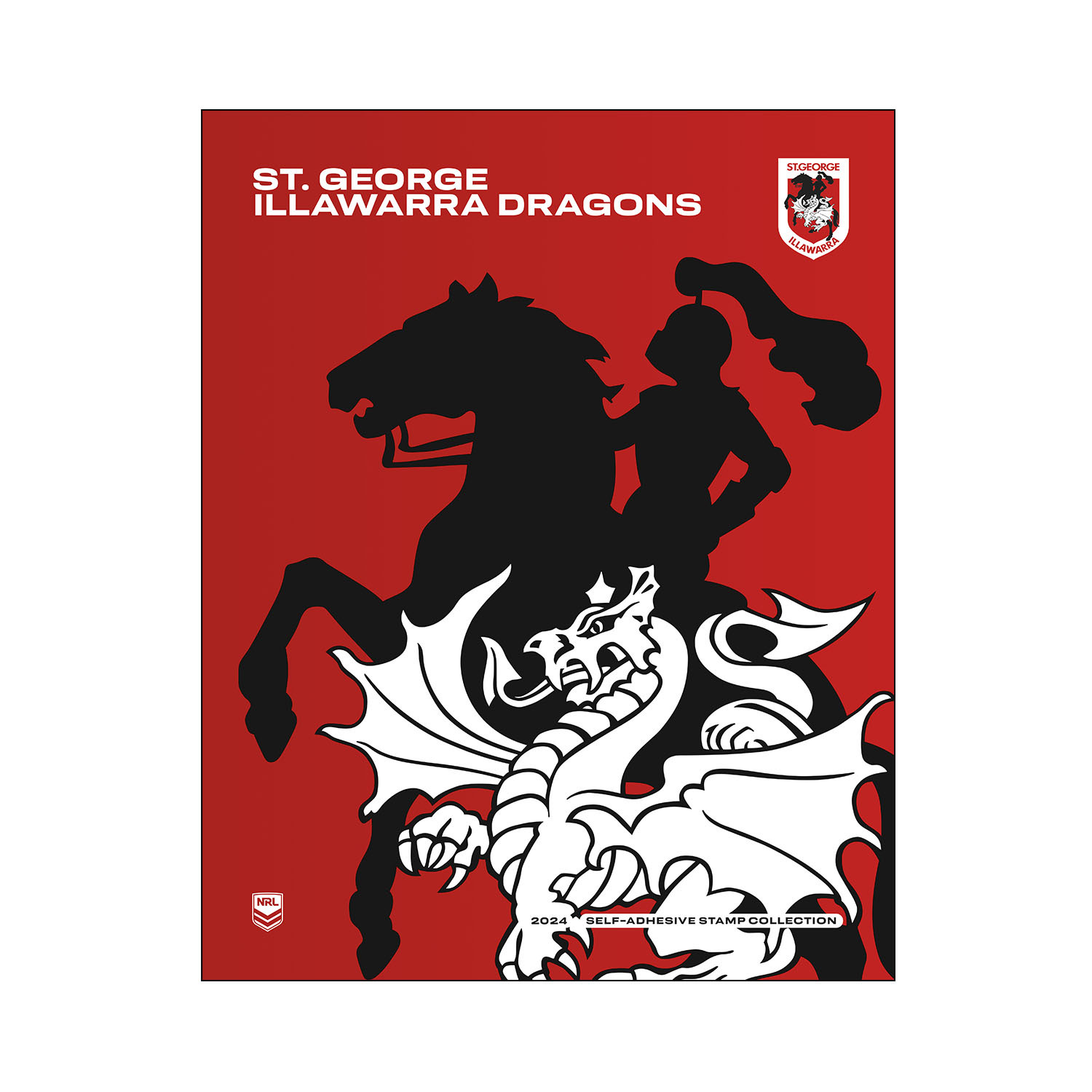 NRL 2024 Dragons Stamp Pack NRL