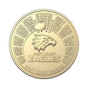 2024 AFL $1 West Coast Eagles Coin product photo