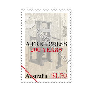 A Free Press 200 Years Stamp (1 x $1.50) product photo