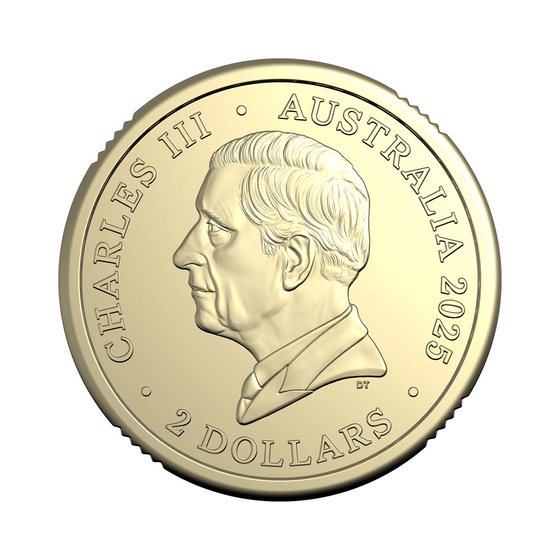 2025 Men&rsquo;s Australian Open $2 Privy Mark Coin in Folder product photo Internal 5 DETAILS