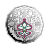 2025 Christmas Festive Florals 50c Coloured Fine Silver Proof Coin product photo Internal 2 THUMBNAIL