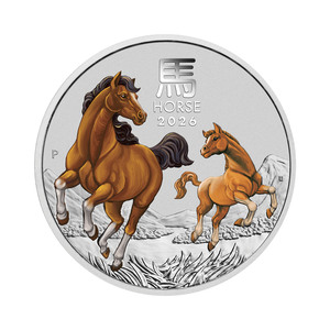Year of the Horse 2026 1/2oz Silver Bullion Coin product photo