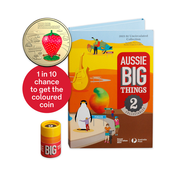 2025 Aussie Big Things 2 &ndash; 10-coin Folder and Tube Set product photo Internal 1 DETAILS